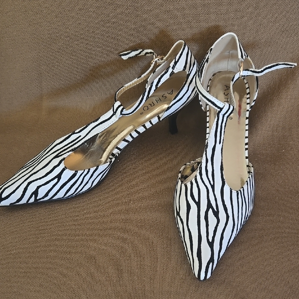 Women's Zebra Print Heels